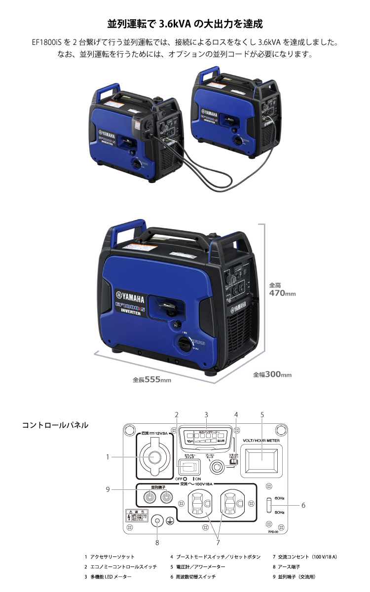 機械と工具のテイクトップ / ヤマハ/YAMAHA インバーター発電機