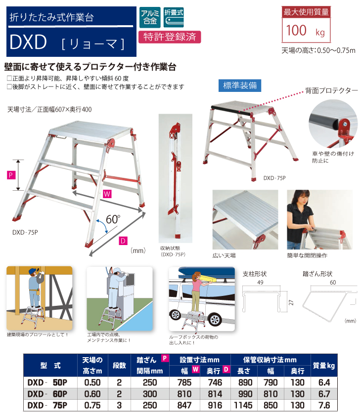 機械と工具のテイクトップ / ピカ/Pica 折りたたみ式作業台 リョーマ