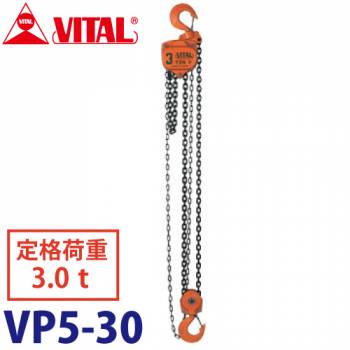 バイタル工業 VP5型チェーンブロック 3.0ton VP5-30