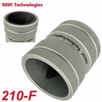 BBK チューブリーマー 210-F 40枚刃 銅管用 内バリ外バリ兼用仕様 適応サイズ：1/4～1-5/8 (6.35～41.275mm) バリ取り パイプリーマー