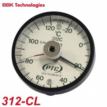 BBK 表面温度計（置針付） 312-CL マグネット2個付 測定温度範囲：-20℃~+120℃