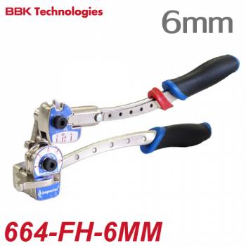 BBK チューブベンダー ステンレス対応レバーベンダー 664-FH-6MM チューブ外径：6mm 重量：550g