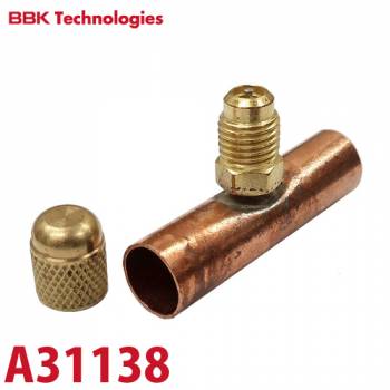 BBK 溶接チューブティ A31138 サイズ：1/4オスフレア チューブ外径：1/2