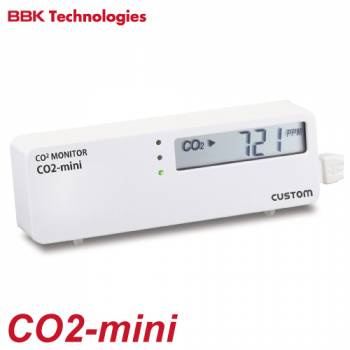 BBK CO2モニター CO2-mini 温度センサー内臓 アラーム設定可能