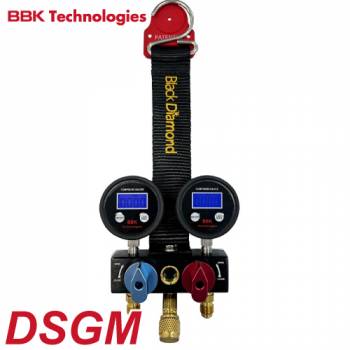 BBK 超ミニ デジタルマニホールド DSGM R410A R32 サイトグラス付 ボールバルブ式 本体のみ ゲージブーツ標準装備 DM-100後継品