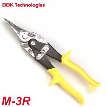 BBK メタルマスターバサミ（軽天ハサミ） M-3R 切断能力：18ゲージ鋼(1.22mm)
