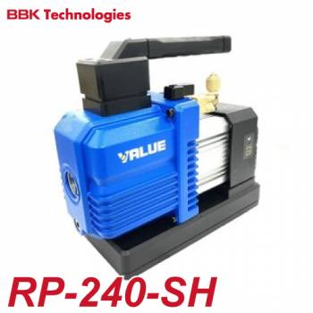 BBK 電磁弁付充電式真空ポンプ(本体のみ) RP-240-SH 2ステージ 排気量114L/min リチウム電池 18V 真空到達度15ミクロン