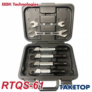 BBK トルクレンチ RTQレンチ4本（RTQS-41）＋フィックスレンチ2本セット（ケース付） RTQS-61 ナットサイズ：1/4、3/8、1/2、5/8