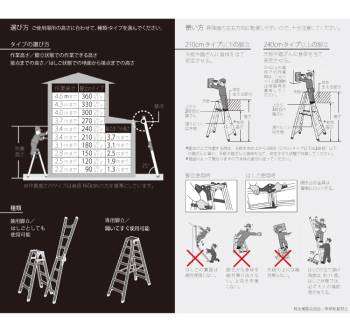 長谷川工業 (配送先法人限定) はしご兼用脚立 RAX-09d 3尺 天板高さ：0.80m ワンタッチバー搭載 最大使用質量：130kg RAX-09cの後継品 ハセガワ