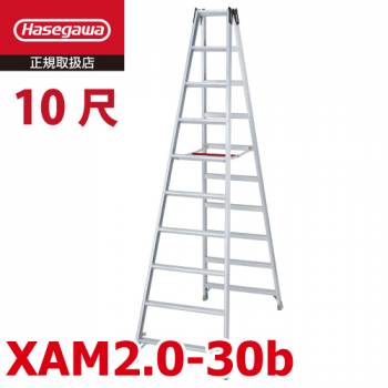 長谷川工業 ハセガワ 専用脚立 XAM2.0-30 天板高さ：2.90m 最大使用質量：130kg