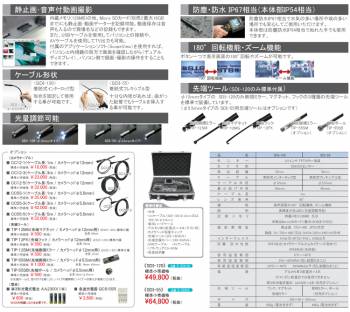 STS 工業用内視鏡 SDI-120 MicroSDカード対応