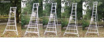 アルインコ/ALINCO(法人様名義限定) アルミ園芸三脚 KWX-120 天板高さ：1.15m 最大使用質量：100kg