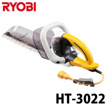 リョービ/RYOBI ヘッジトリマ 電気式 両刃駆動 3面研磨刃 スタンダード刃 刈込幅300mm HT-3022 軽量 低振動 低騒音
