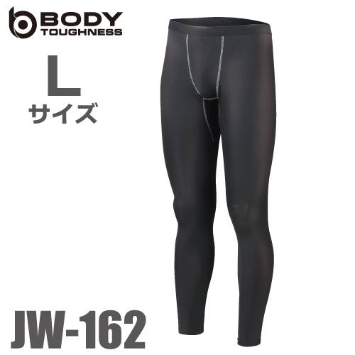 おたふく手袋 パワーストレッチ ロングタイツ JW-162 Lサイズ 裏起毛 パンツ