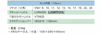 旭金属工業 12角ソケットセット 1/2(12.7)x13pcs VO4101