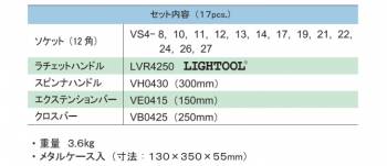 旭金属工業 12角ソケットセット 1/2(12.7)x17pcs VO4131
