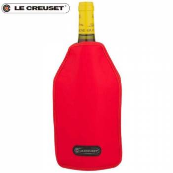 ル・クルーゼ アイスクーラー スリーブ チェリーレッド 1本用 ワイン 保冷剤