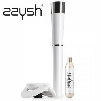 zzysh(ズィッシュ) シャンパンプリザーバーセット 1年製品保証付 ガスカートリッジ付 シャンパン・スパークリングの保管に最適!